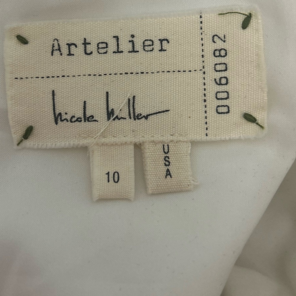 NWT $440.00 Artelier Nicole miller Ruched Bodycon dress size 10 - Picture 9 of 14
